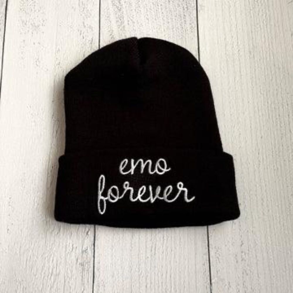 Emo Forever Beanie - Black